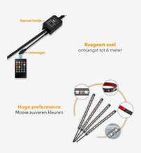 Afbeelding in Gallery-weergave laden, Auto LED Interieur Verlichting RGB Strip met USB Aansluiting