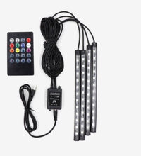 Afbeelding in Gallery-weergave laden, Auto LED Interieur Verlichting RGB Strip met USB Aansluiting