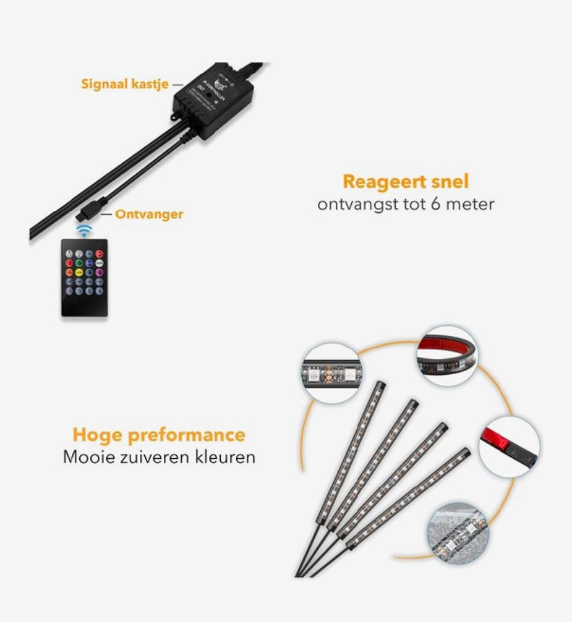LEAZZLE Auto-led-binnenverlichting, 4 stuks, 48 strips, auto-accessoires, interieurverlichting, sfeerverlichting, auto voor mannen en vrouwen, auto-accessoires voor mannen en vrouwen, auto-gadgets LEAZZLE Auto-led-binnenverlichting, 4 stuks, 48 strips, auto-accessoires, interieurverlichting, sfeerverlichting, auto voor mannen en vrouwen, auto-accessoires voor mannen en vrouwen, auto-gadgets
